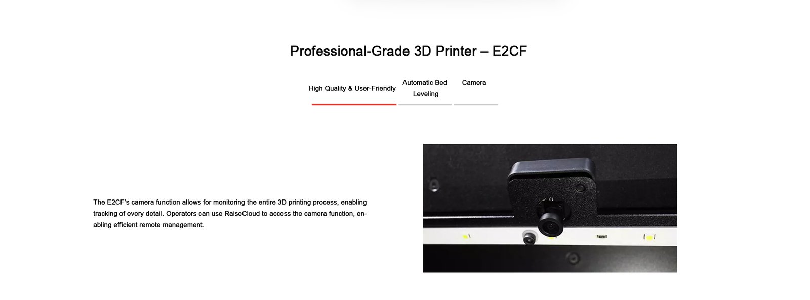 Raise3D E2CF - Born for Carbon Fiber - A Desktop 3D Printer Specifically Developed For Composite Materials - Image 14