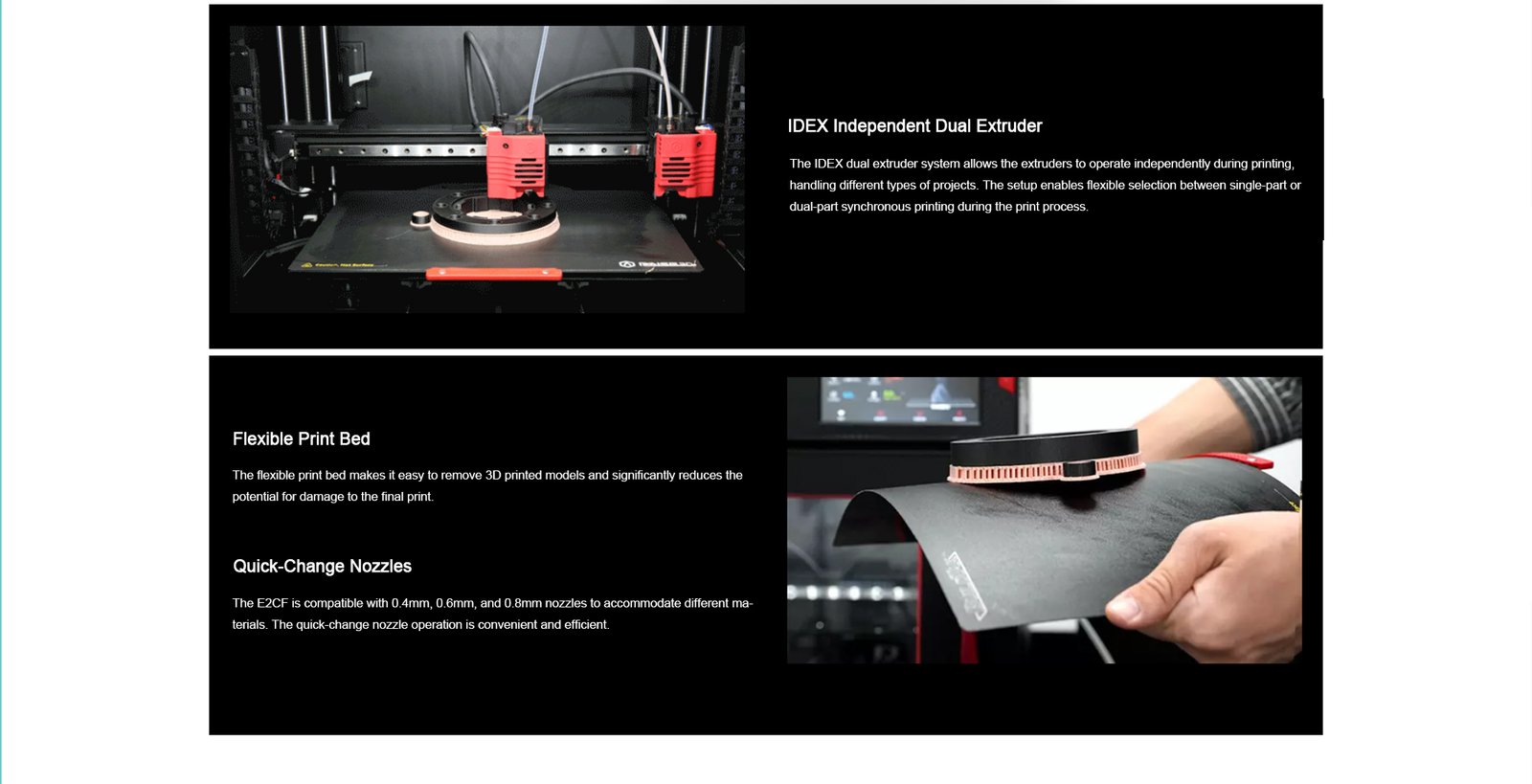 Raise3D E2CF - Born for Carbon Fiber - A Desktop 3D Printer Specifically Developed For Composite Materials - Image 9