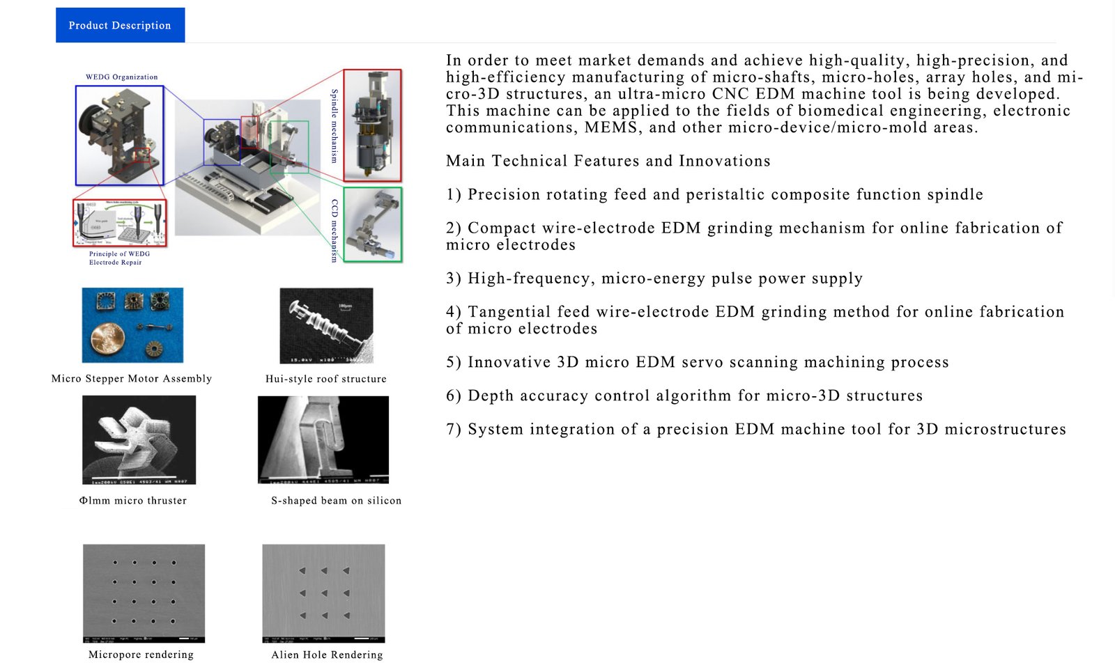Ultrafine CNC Electrical Discharge Machine - Image 2